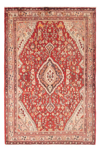 Tapis de couloir Tapis persan - Nomadic - 310 x 137 cm - rouge