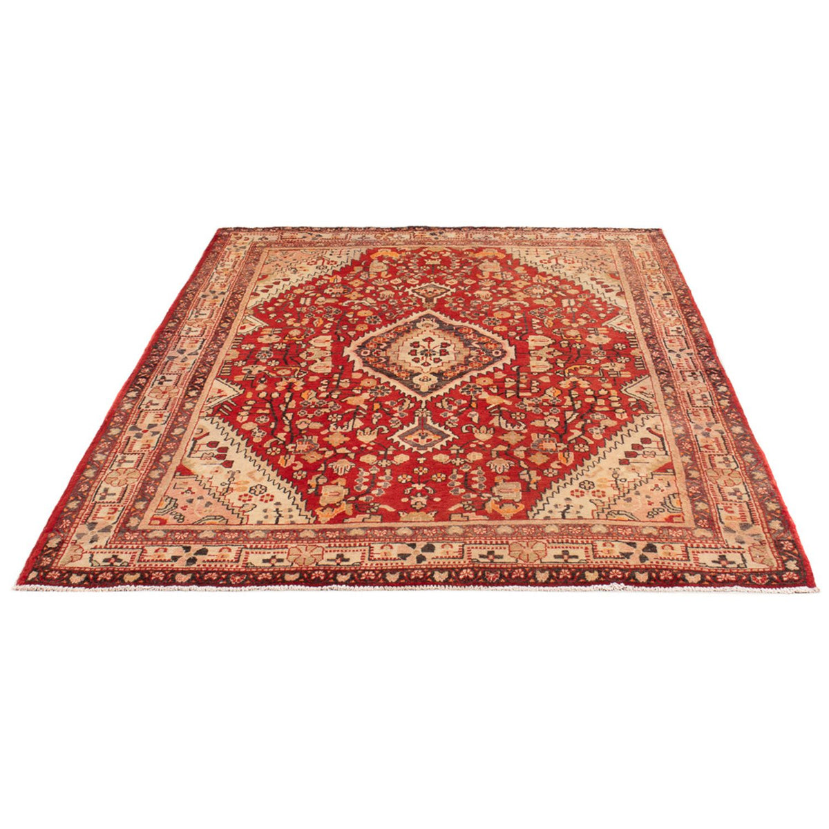 Tapis de couloir Tapis persan - Nomadic - 310 x 137 cm - rouge