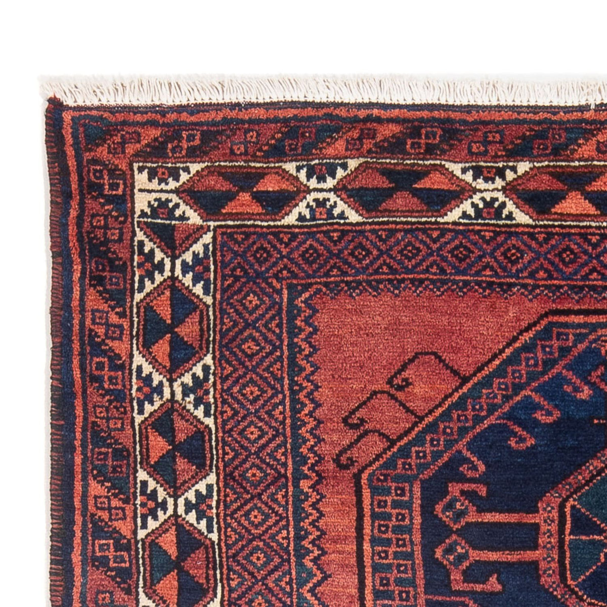 Tapis persan - Nomadic - Royal - 196 x 125 cm - rouge