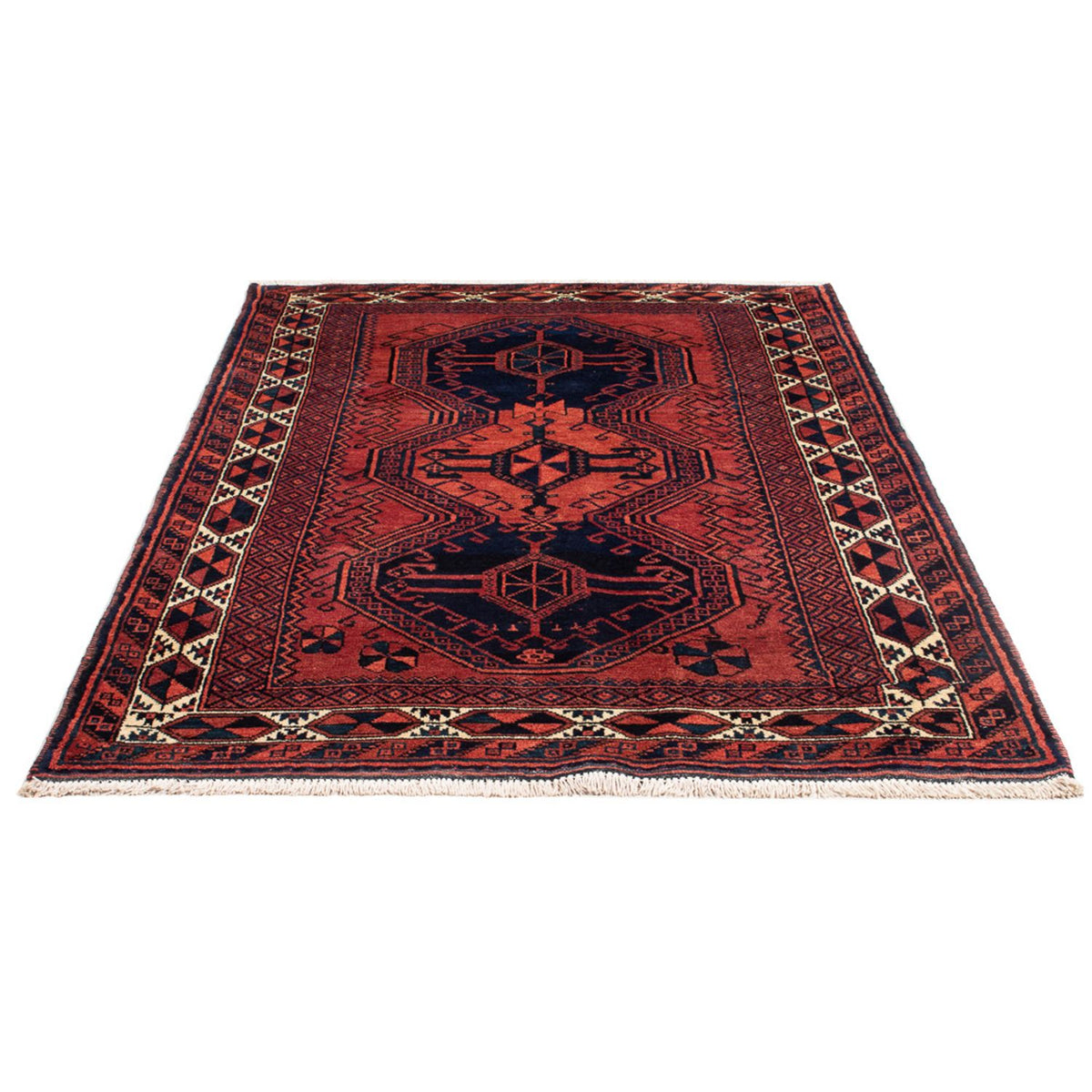 Tapis persan - Nomadic - Royal - 196 x 125 cm - rouge