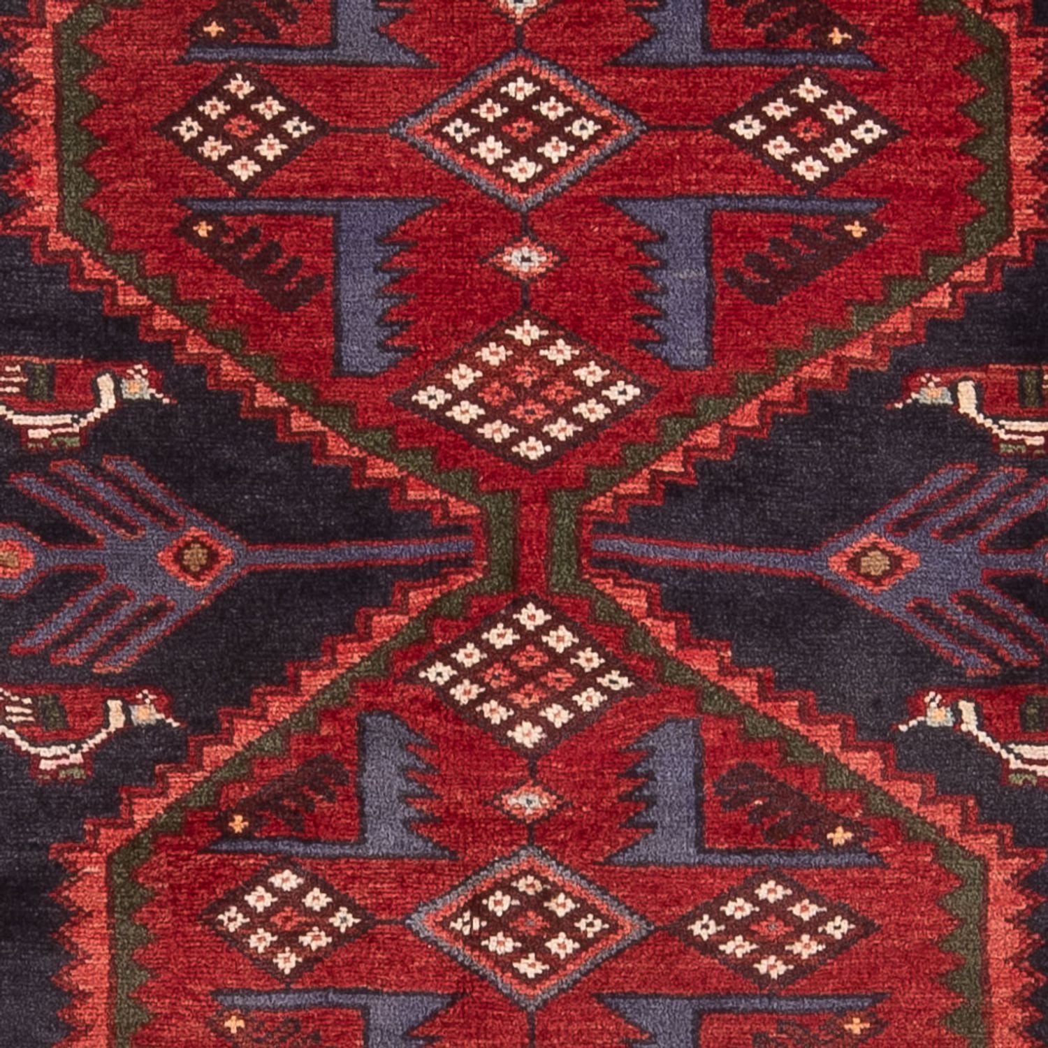 Tapis persan - Nomadic - Royal - 191 x 132 cm - bleu foncé
