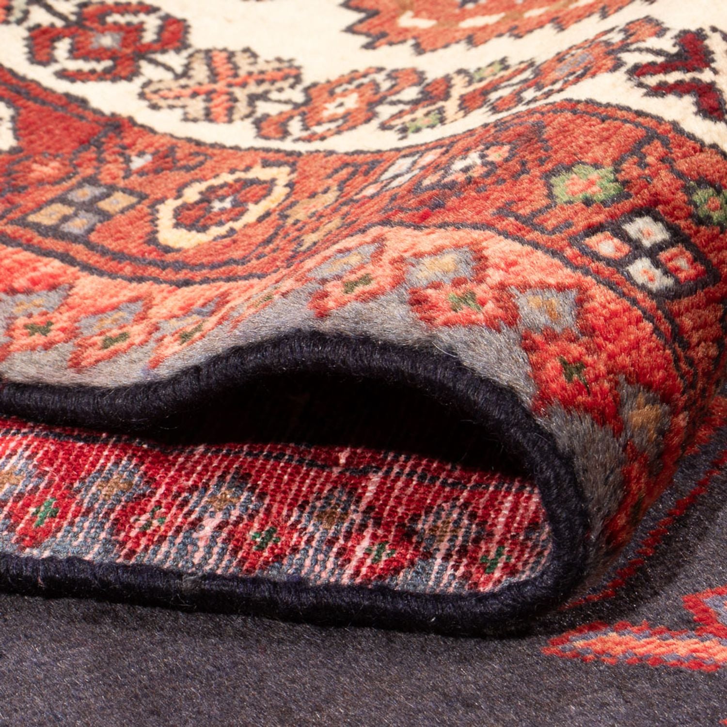 Tapis persan - Nomadic - Royal - 191 x 132 cm - bleu foncé