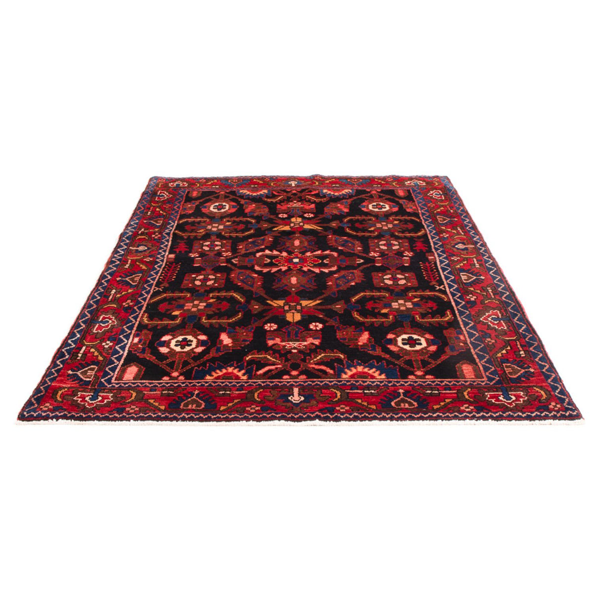 Tapis persan - Nomadic - Royal - 211 x 138 cm - bleu foncé