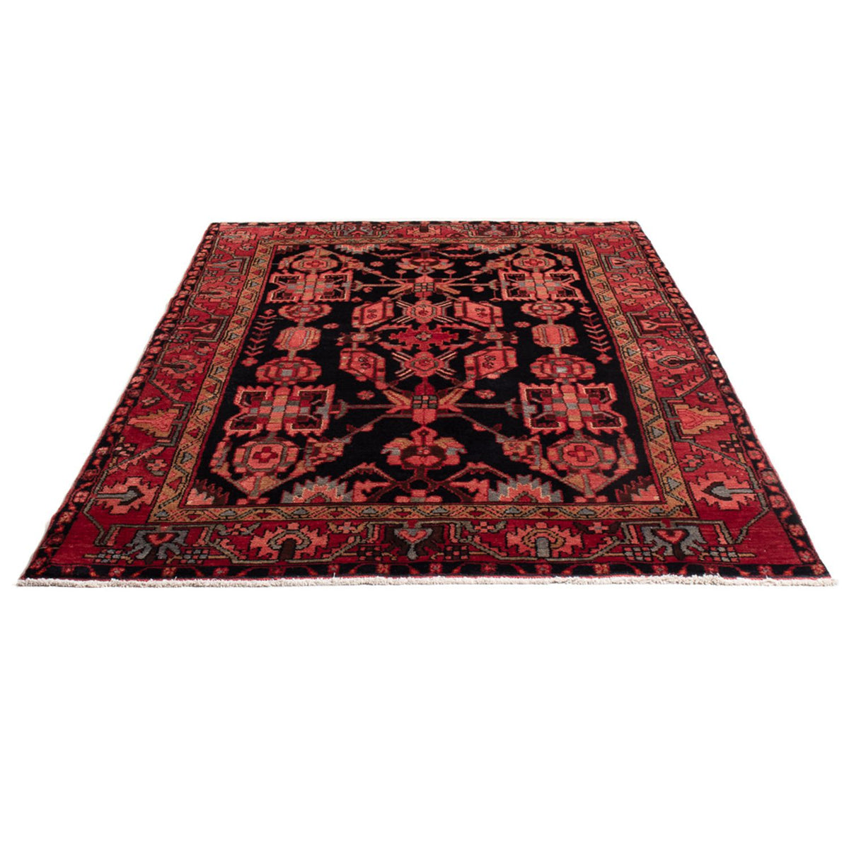 Tapis persan - Nomadic - Royal - 210 x 136 cm - bleu foncé