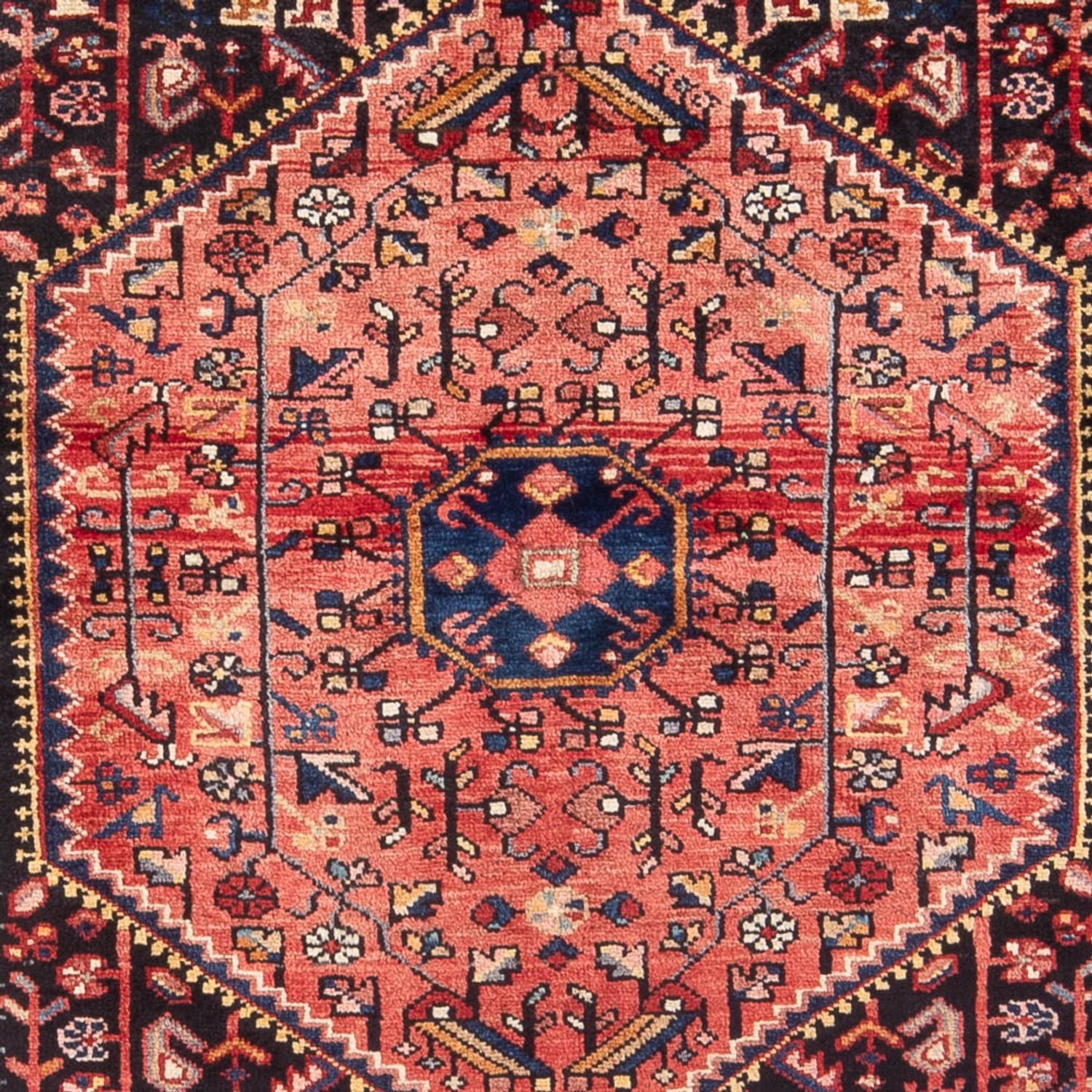 Tapis persan - Nomadic - Royal - 232 x 145 cm - bleu foncé