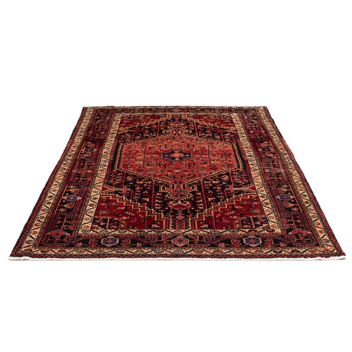 Tapis persan - Nomadic - Royal - 232 x 145 cm - bleu foncé