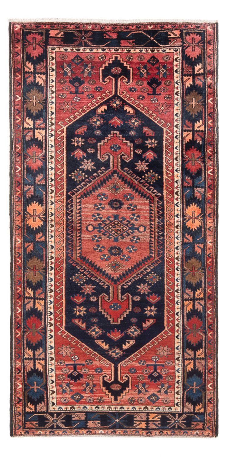 Tapis de couloir Tapis persan - Nomadic - 235 x 123 cm - bleu foncé