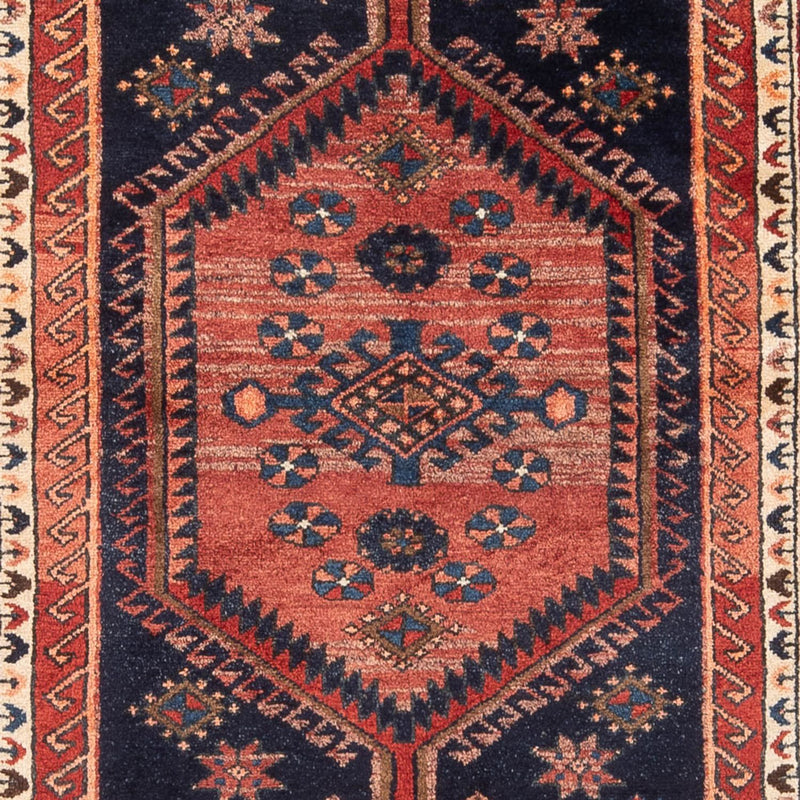 Tapis de couloir Tapis persan - Nomadic - 235 x 123 cm - bleu foncé