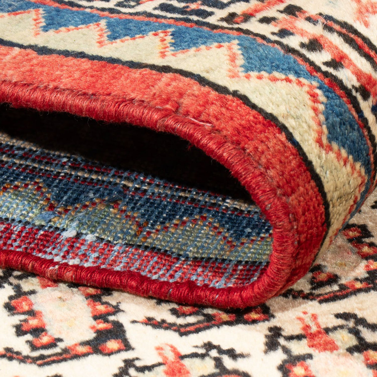 Tapis persan - Nomadic - Royal - 216 x 125 cm - rouge