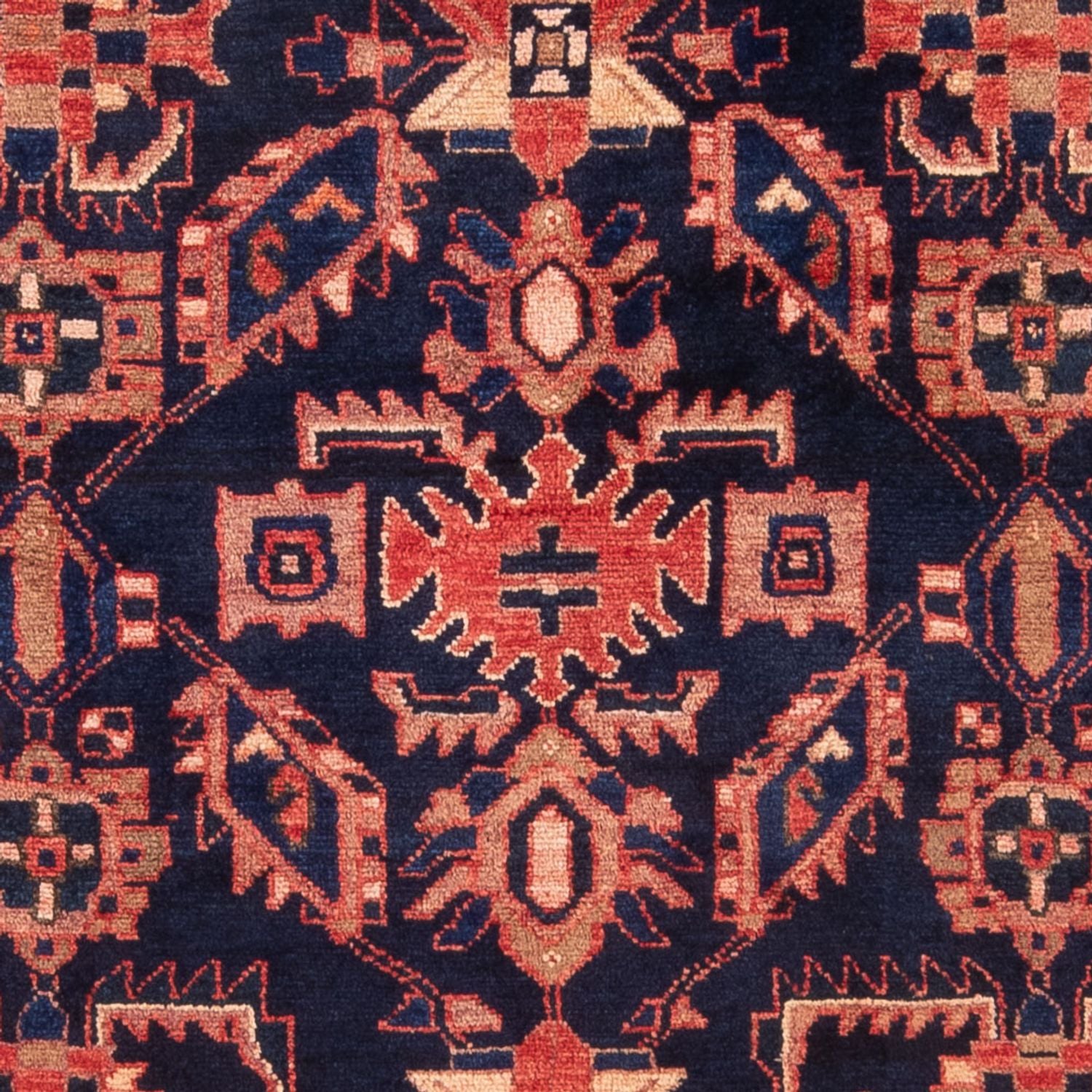 Tapis persan - Nomadic - Royal - 202 x 131 cm - bleu foncé
