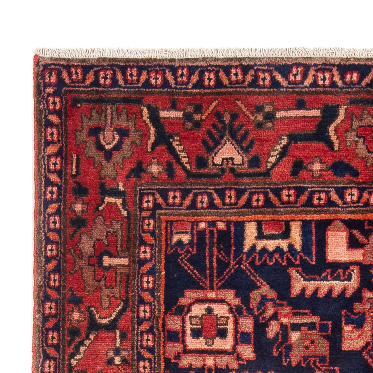 Tapis persan - Nomadic - Royal - 202 x 131 cm - bleu foncé