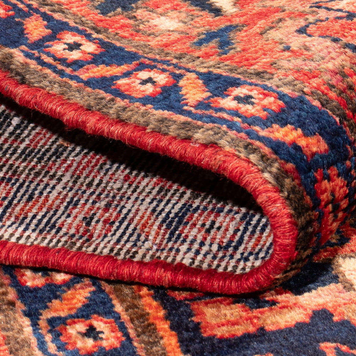 Tapis persan - Nomadic - Royal - 202 x 131 cm - bleu foncé