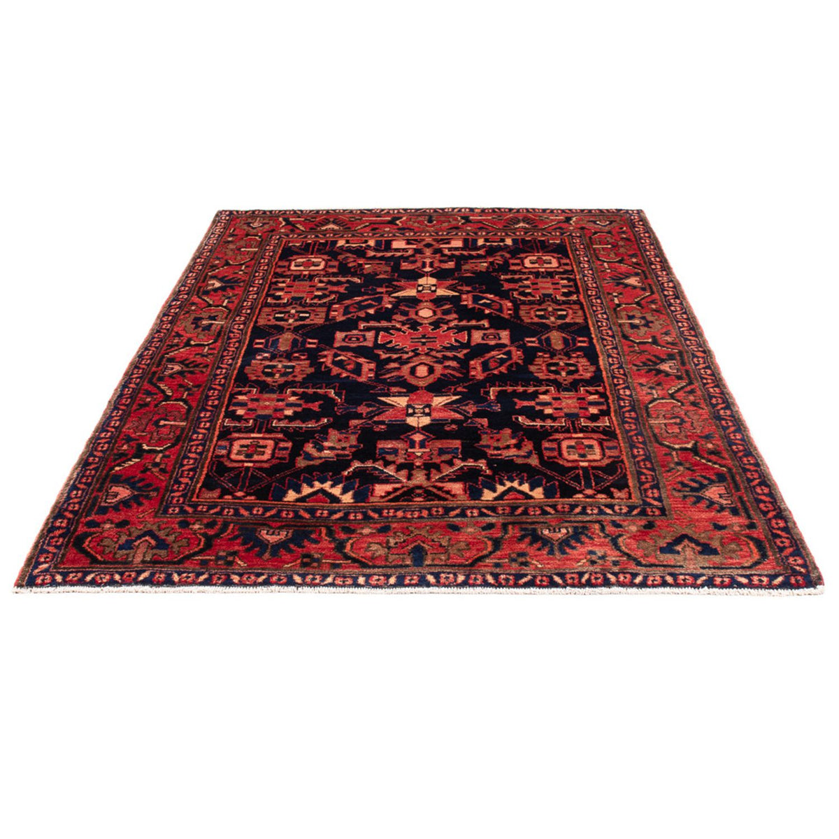 Tapis persan - Nomadic - Royal - 202 x 131 cm - bleu foncé