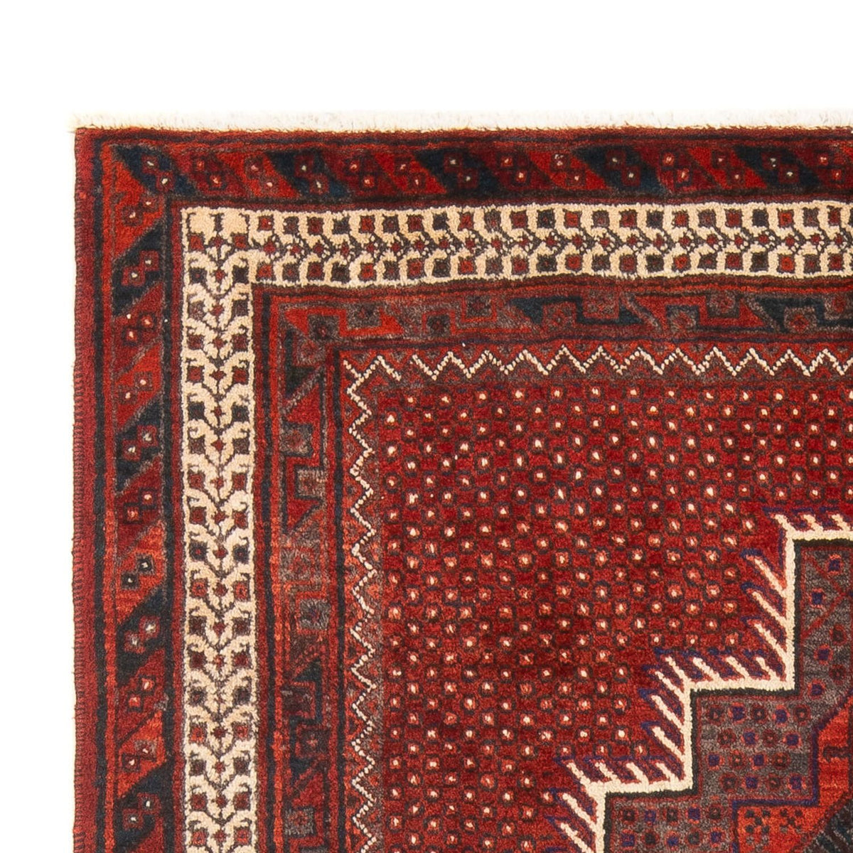 Tapis persan - Nomadic - 186 x 131 cm - rouge