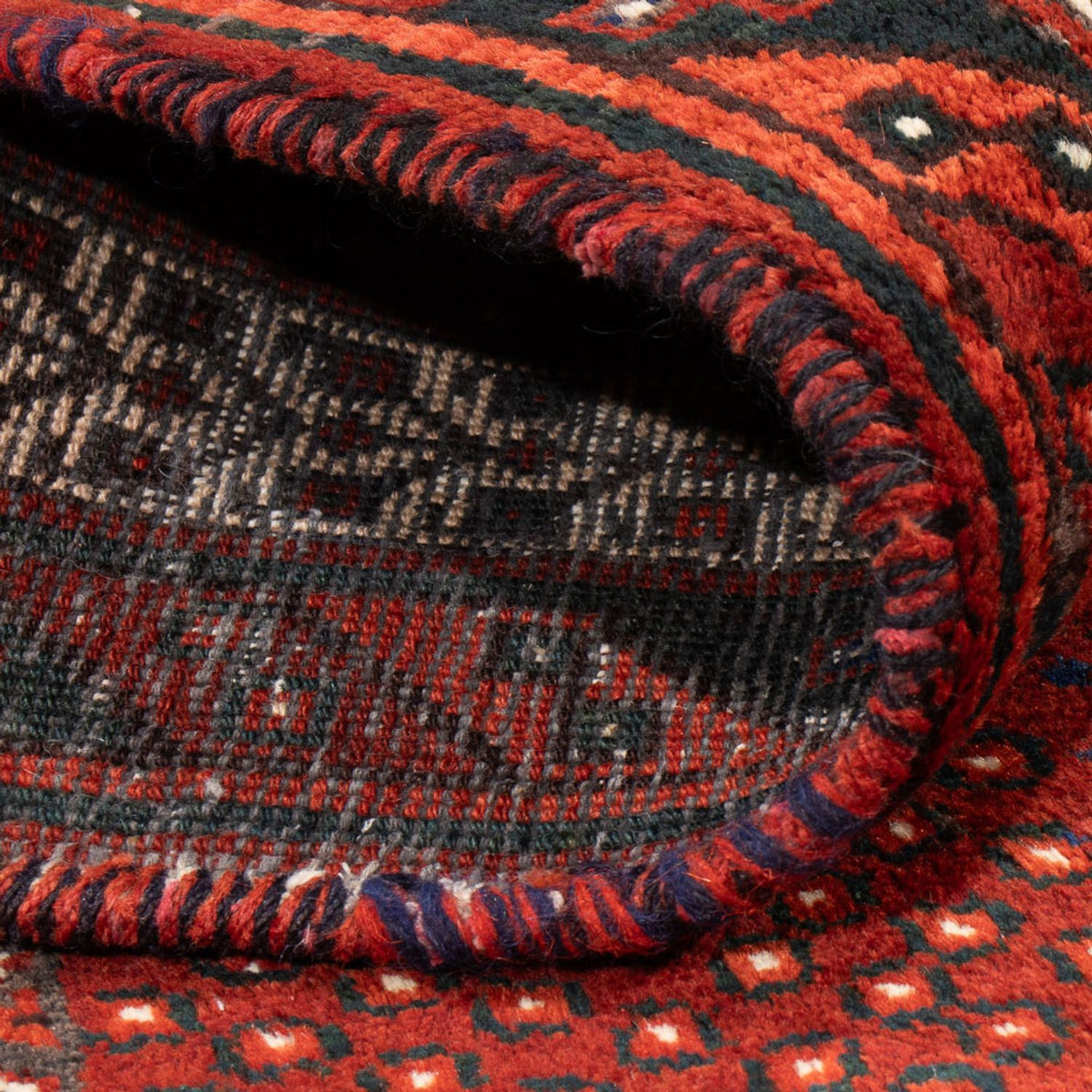 Tapis persan - Nomadic - 186 x 131 cm - rouge