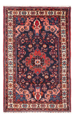Tapis persan - Nomadic - 215 x 131 cm - bleu foncé