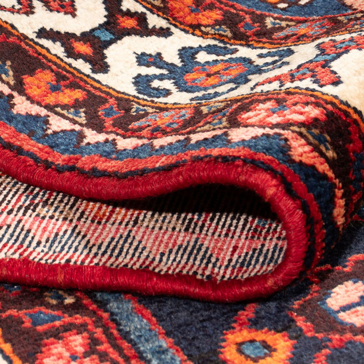 Tapis persan - Nomadic - 215 x 131 cm - bleu foncé