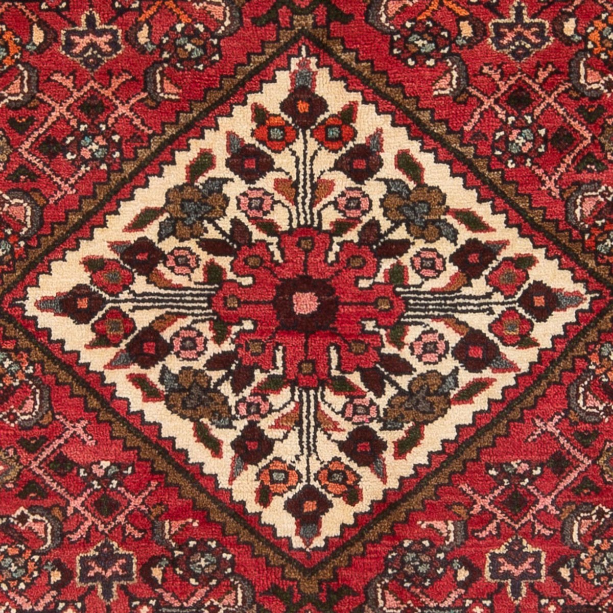 Tapis persan - Nomadic - 195 x 147 cm - rouge