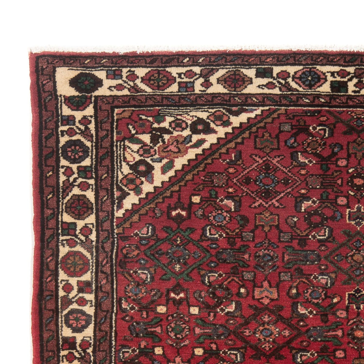 Tapis persan - Nomadic - 194 x 136 cm - rouge
