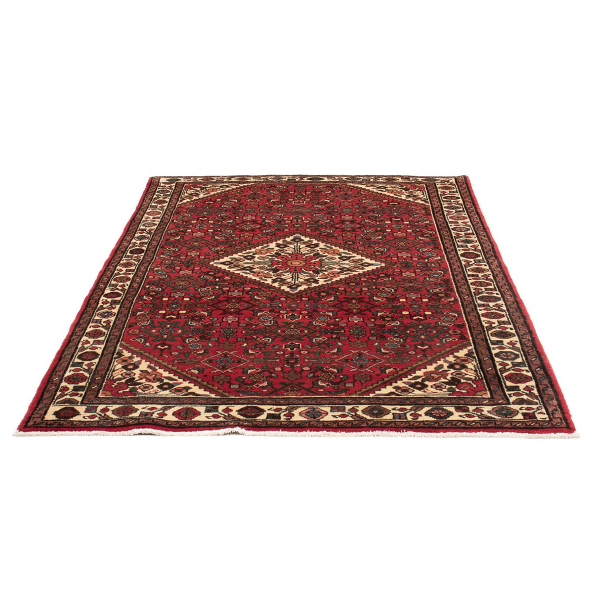Tapis persan - Nomadic - 194 x 136 cm - rouge