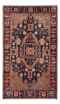 Tapis persan - Nomadic - 218 x 138 cm - bleu foncé