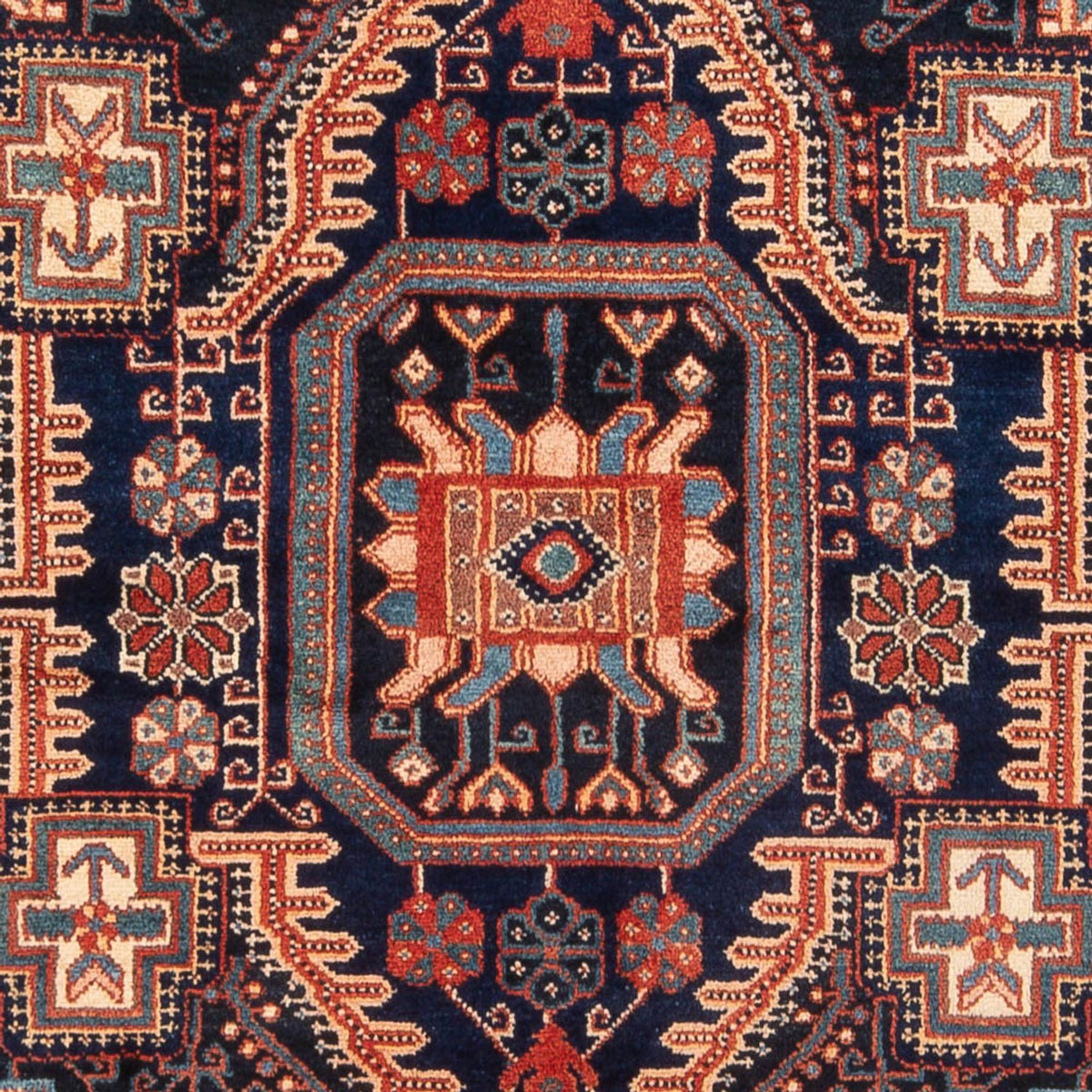 Tapis persan - Nomadic - 218 x 138 cm - bleu foncé