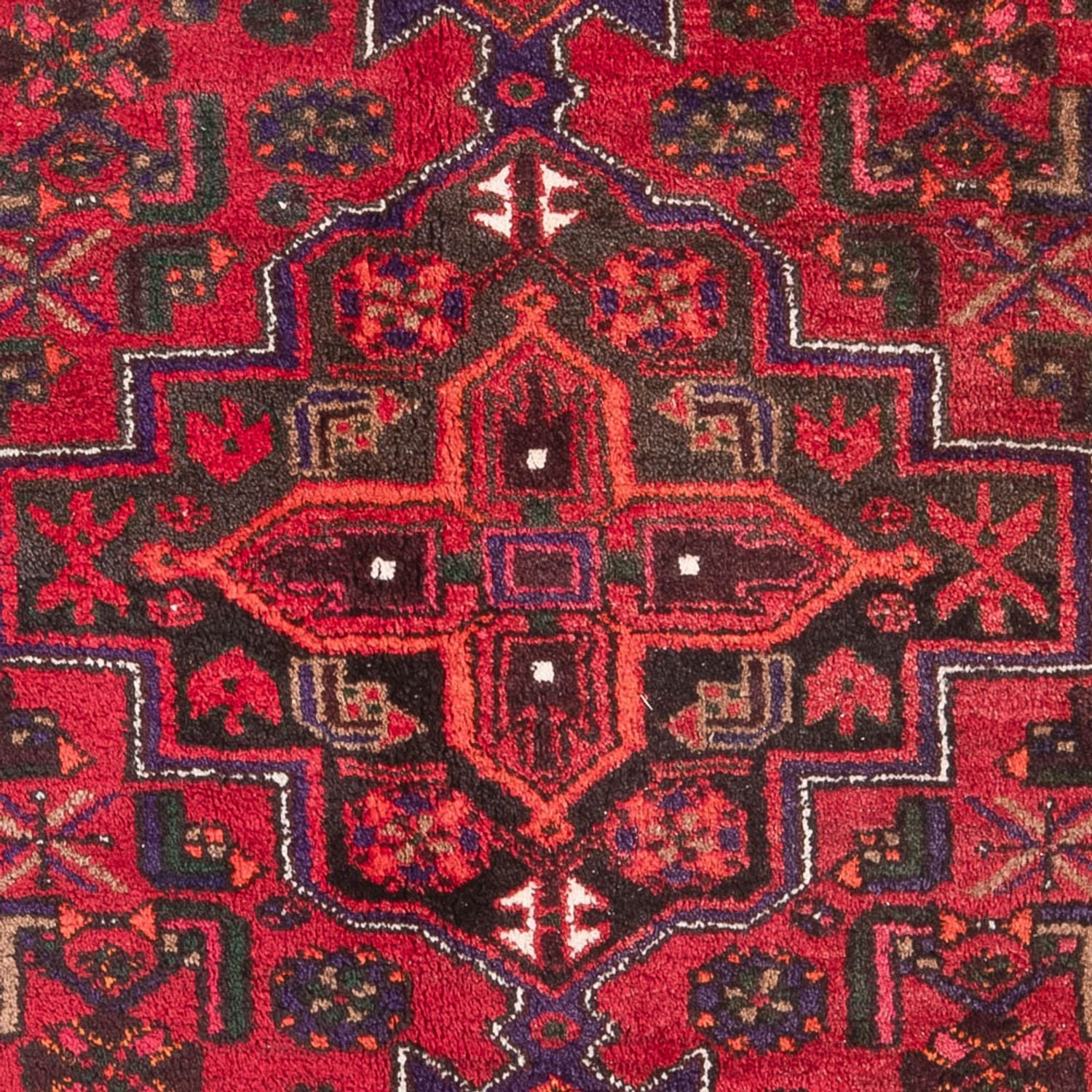 Tapis persan - Nomadic - 214 x 130 cm - rouge