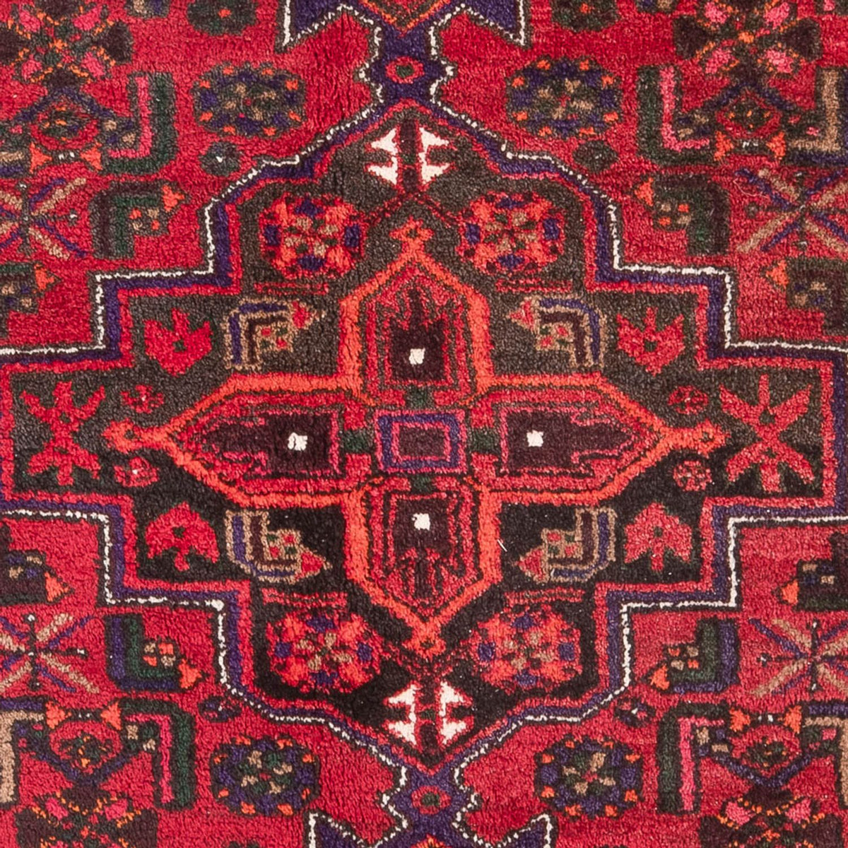 Tapis persan - Nomadic - 214 x 130 cm - rouge