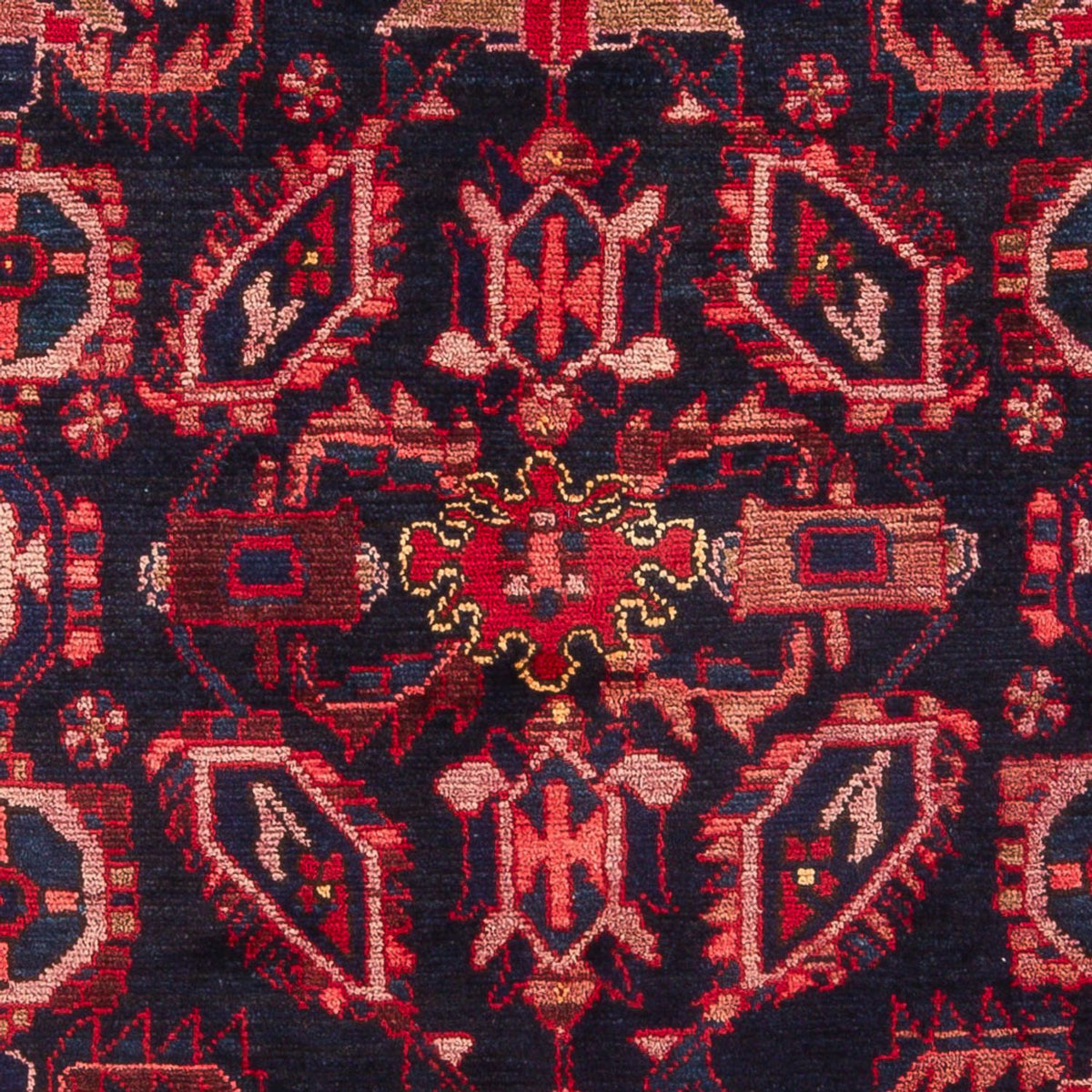 Tapis persan - Nomadic - 210 x 140 cm - bleu foncé