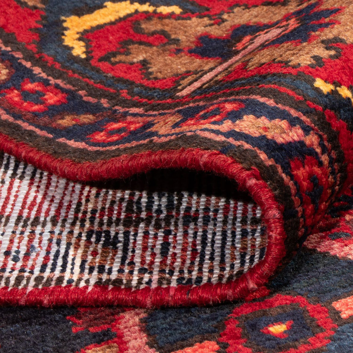 Tapis persan - Nomadic - 210 x 140 cm - bleu foncé