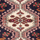 Tapis persan - Nomadic - 120 x 80 cm - bleu foncé