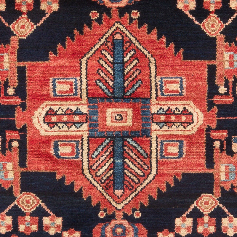 Tapis persan - Nomadic - 208 x 135 cm - bleu foncé