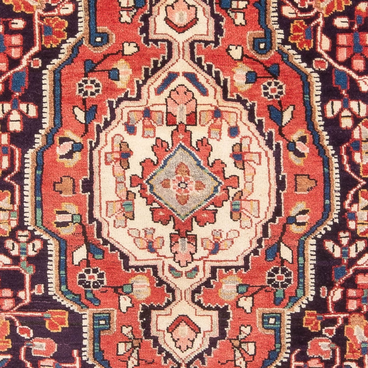 Tapis persan - Nomadic - 210 x 132 cm - bleu foncé