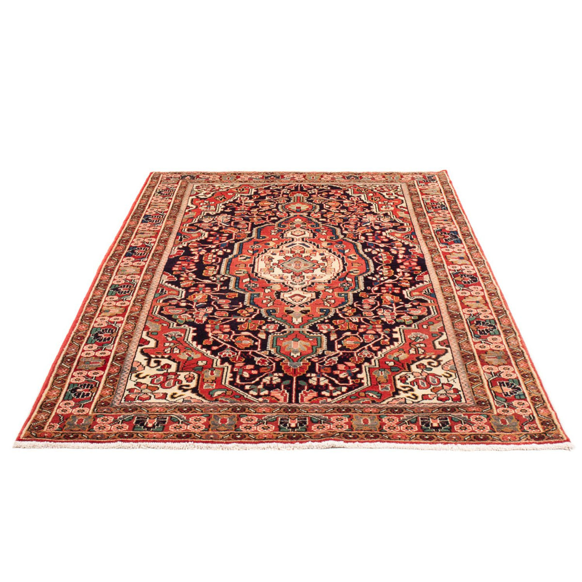 Tapis persan - Nomadic - 210 x 132 cm - bleu foncé