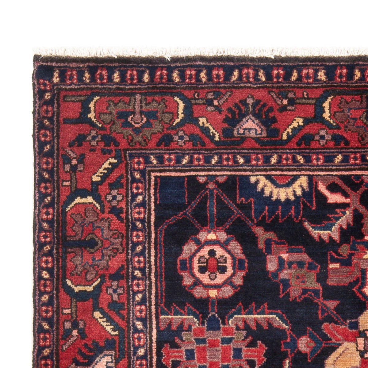 Tapis persan - Nomadic - 200 x 138 cm - bleu foncé