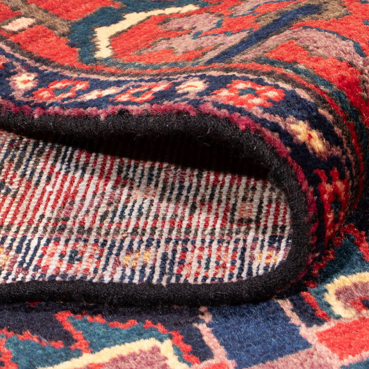 Tapis persan - Nomadic - 200 x 138 cm - bleu foncé