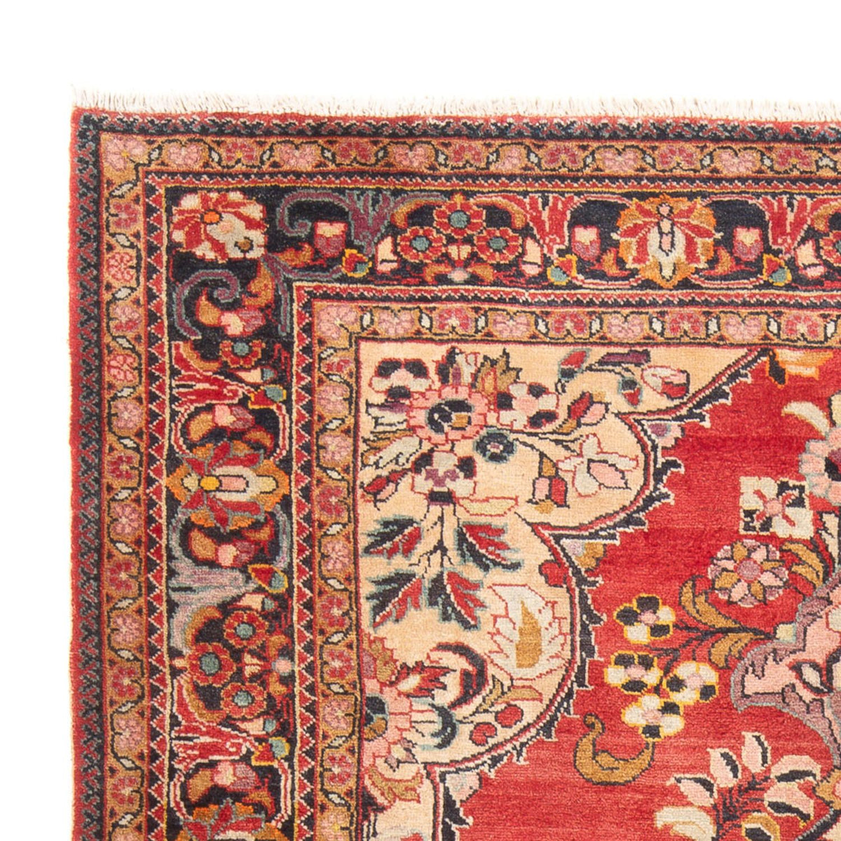 Tapis persan - Nomadic - 210 x 165 cm - rouge