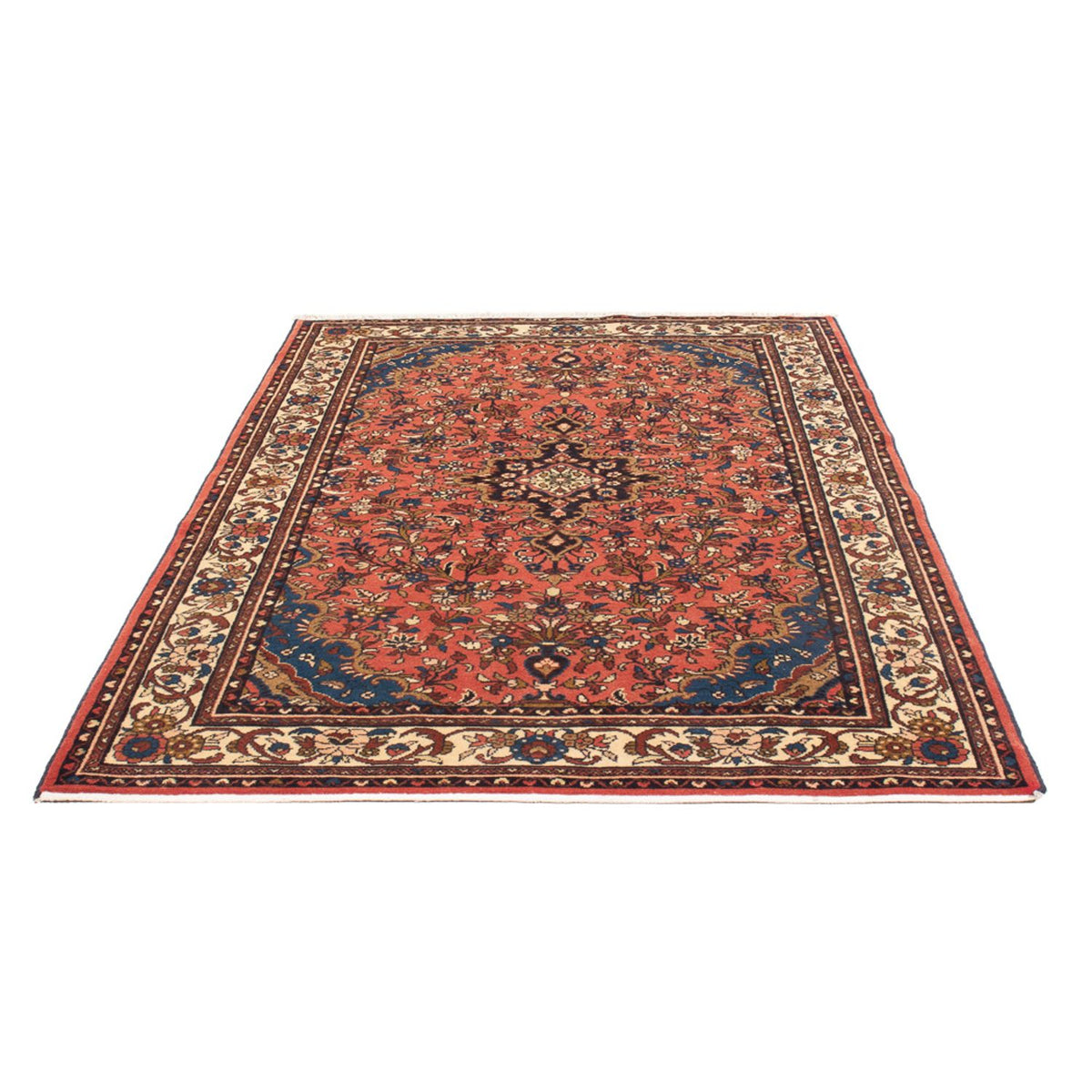 Tapis persan - Nomadic - 205 x 132 cm - rouge