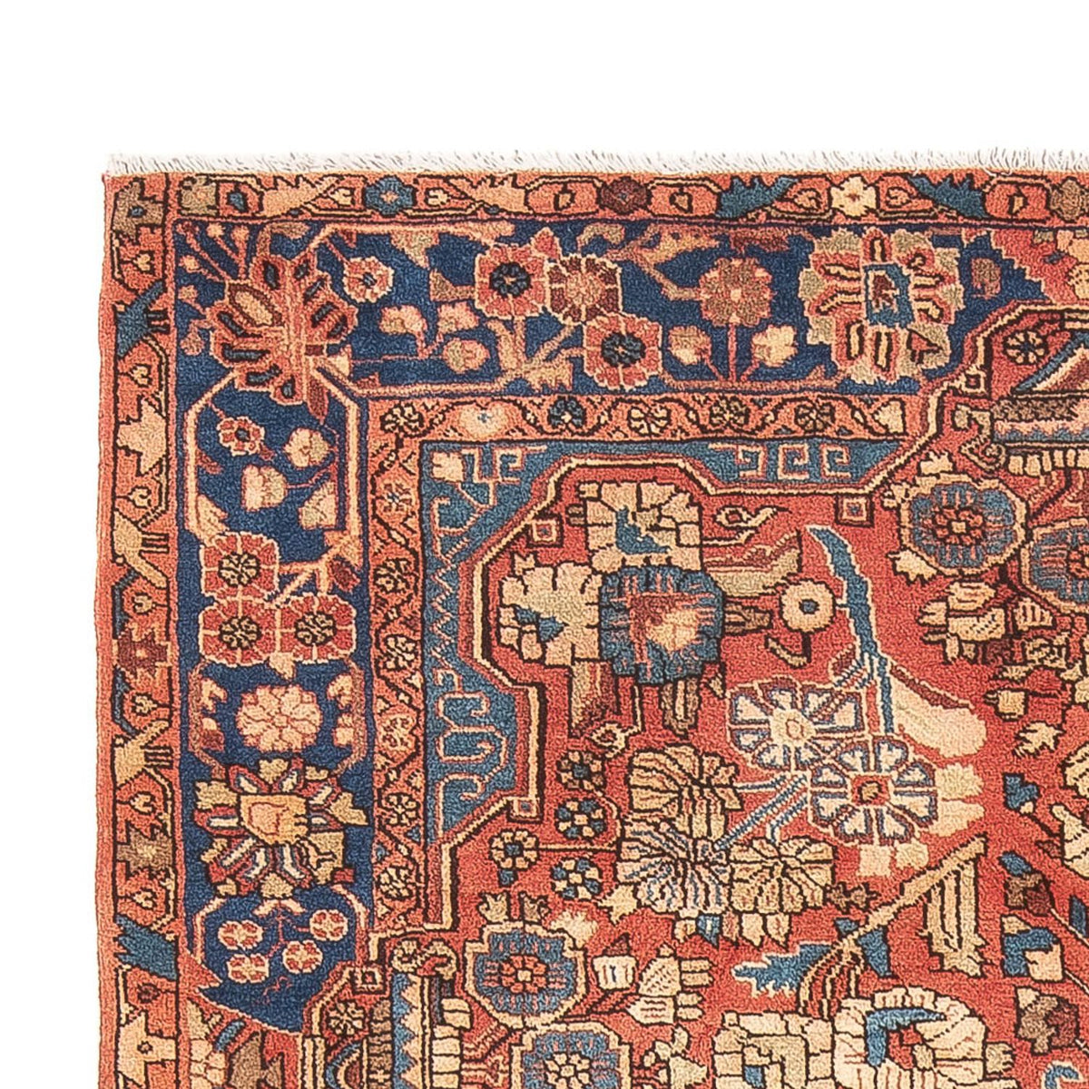 Tapis persan - Nomadic - 240 x 155 cm - rouge clair