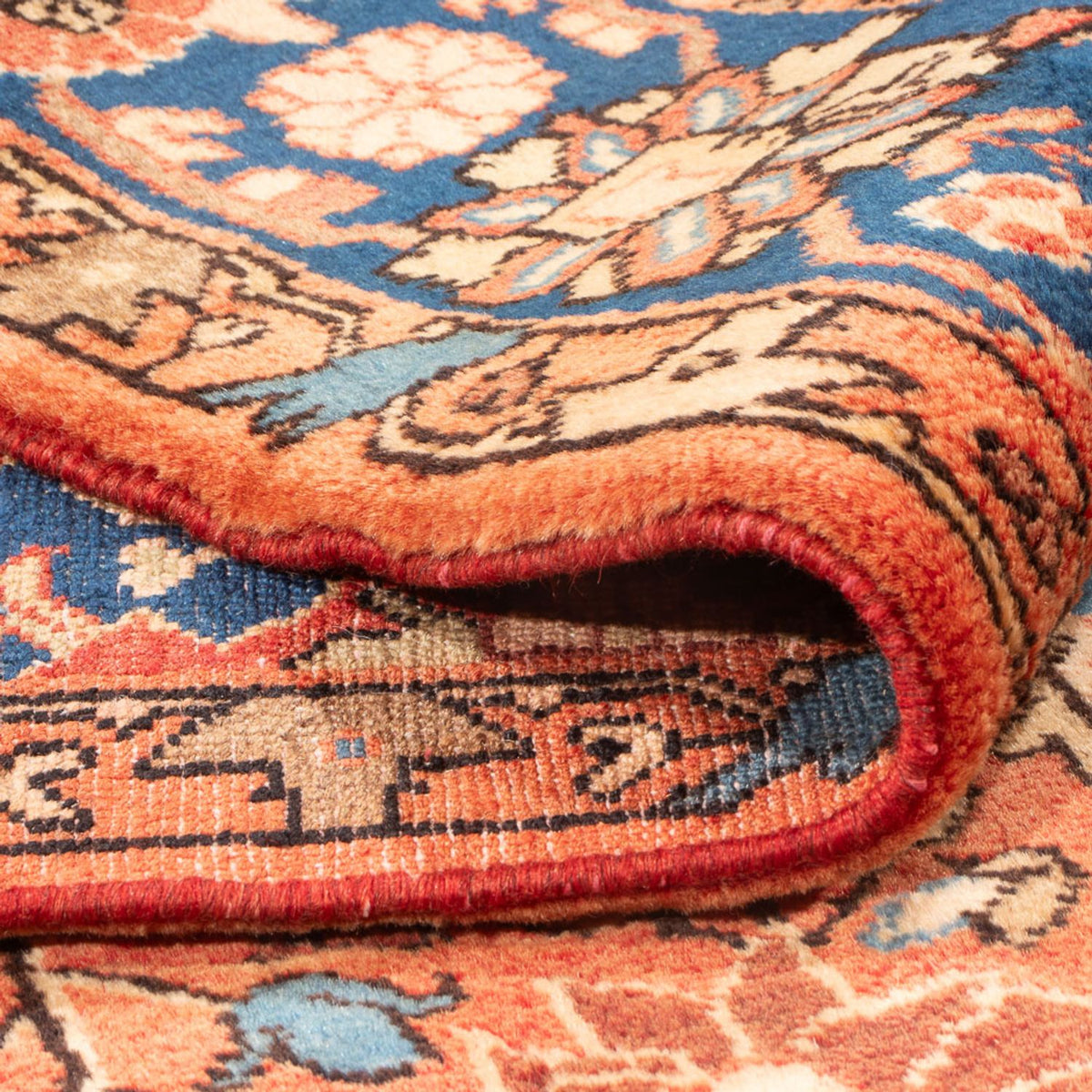 Tapis persan - Nomadic - 240 x 155 cm - rouge clair