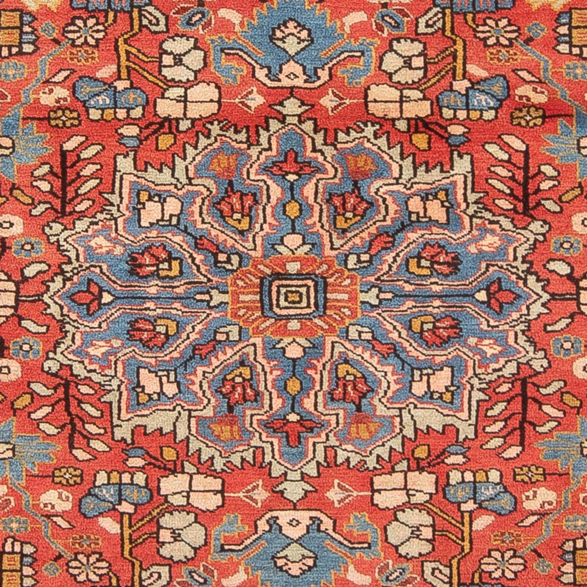 Tapis persan - Nomadic - 225 x 157 cm - rouge clair