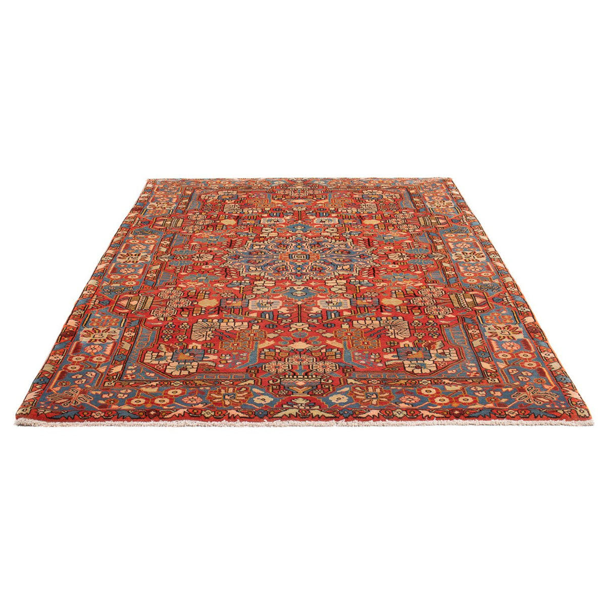 Tapis persan - Nomadic - 225 x 157 cm - rouge clair