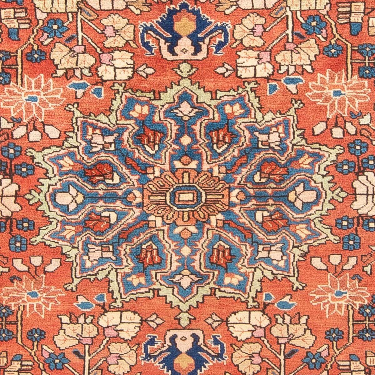 Tapis persan - Nomadic - 240 x 150 cm - rouge clair