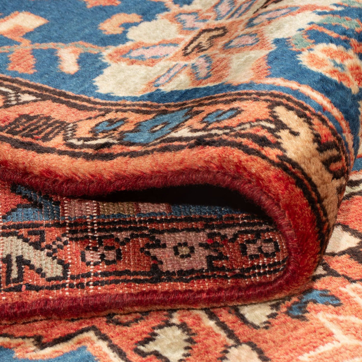 Tapis persan - Nomadic - 240 x 150 cm - rouge clair