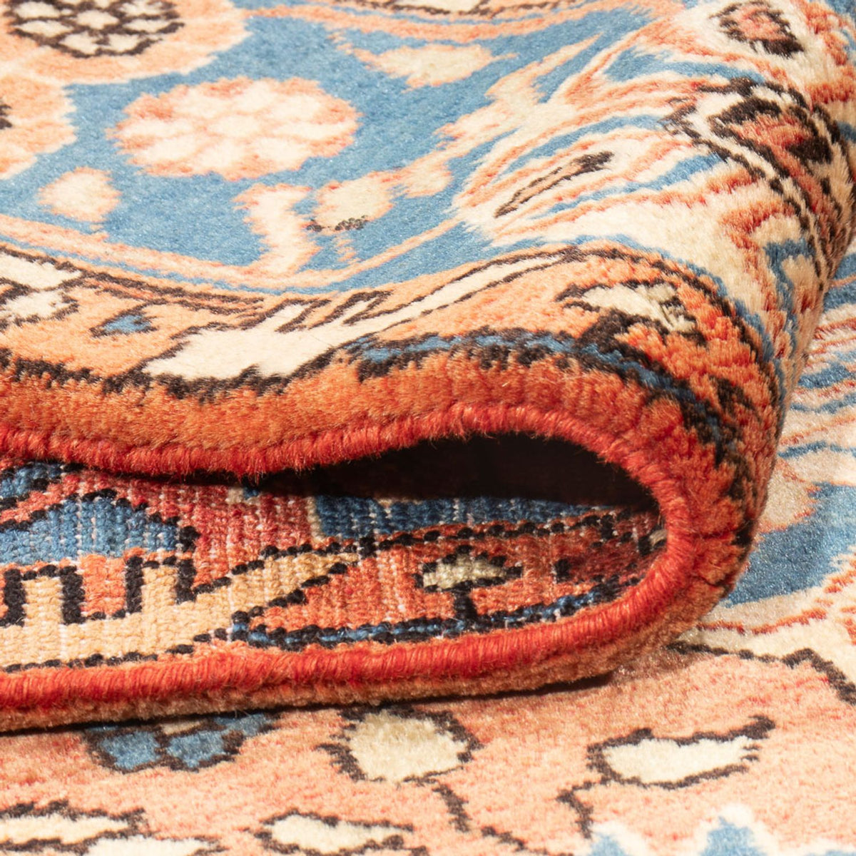 Tapis persan - Nomadic - 237 x 153 cm - orange