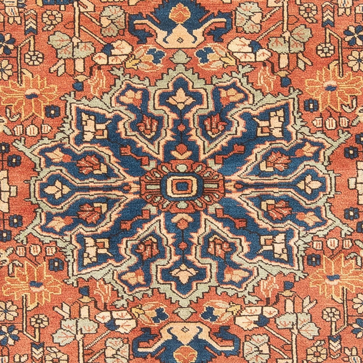 Tapis persan - Nomadic - 246 x 160 cm - orange