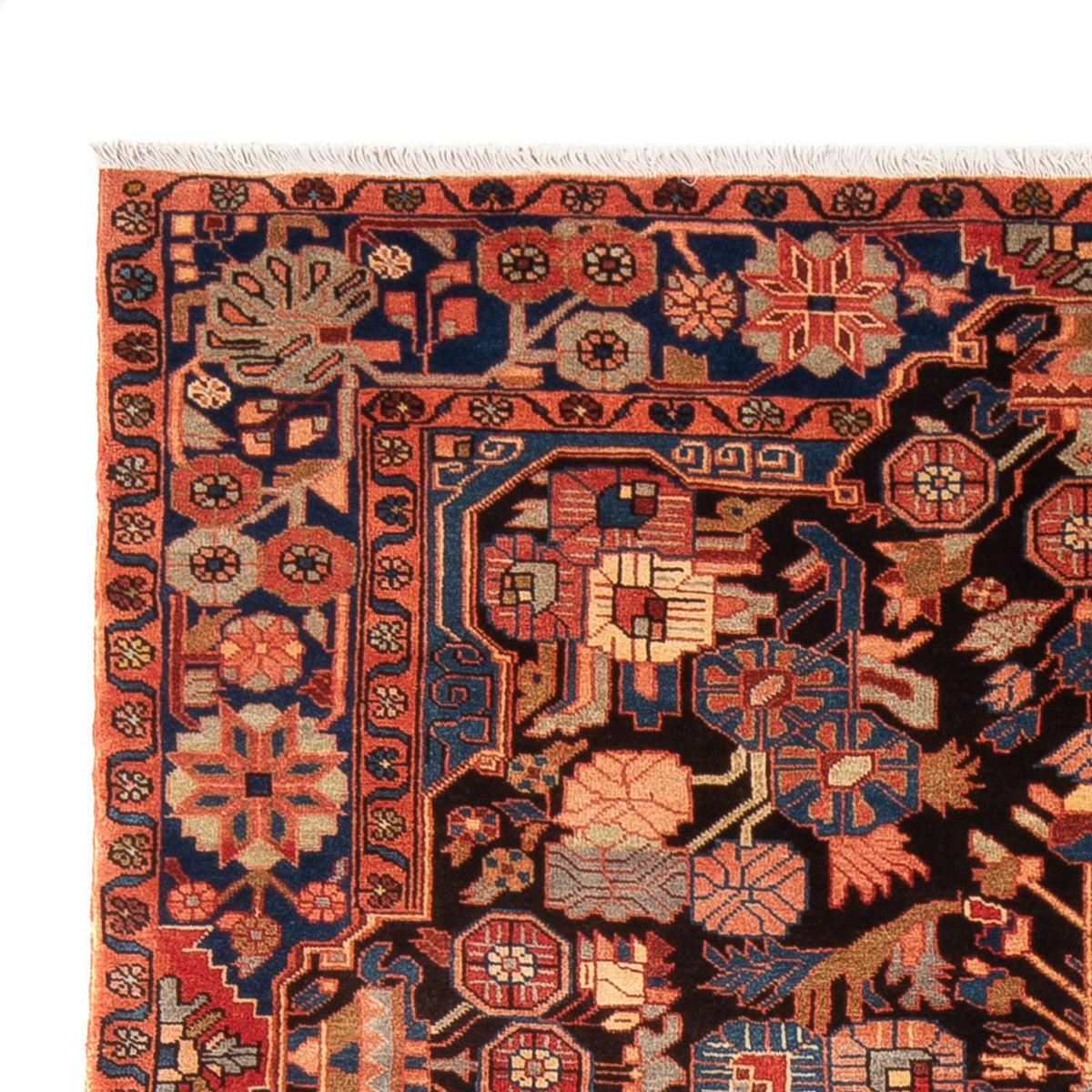 Tapis persan - Nomadic - 245 x 154 cm - rouge bordeaux