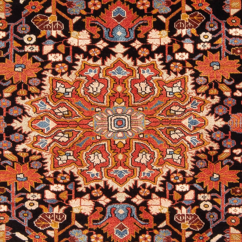 Tapis persan - Nomadic - 235 x 162 cm - rouge bordeaux