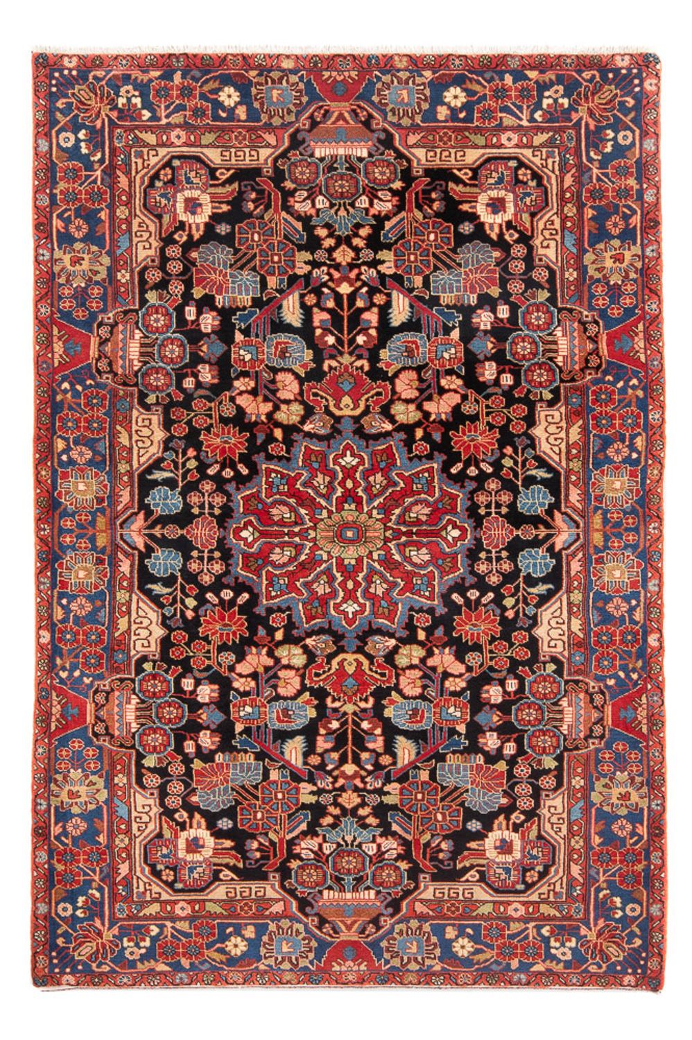 Tapis persan - Nomadic - 242 x 158 cm - rouge clair