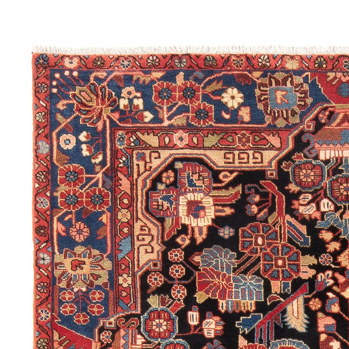 Tapis persan - Nomadic - 242 x 158 cm - rouge clair